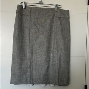 White House Black Market Classic Grey Pencil Skirt